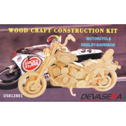 Wood Craft Construction Kit - Hardley Davidson
