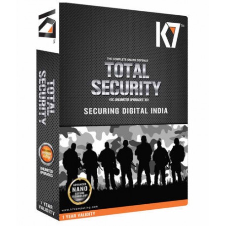 K7 TOTAL SECURITY ANTIVIRUS SERIAL KEY ONLY 1 user 1 year