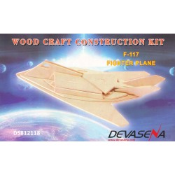 Wood Craft Construction Kit - Fighter Plane
